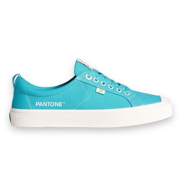 Cariuma Sneakers WMNS 12 Capri Blue Oca Pantone Low‎ Canvas Sporty Activewear - Picture 10 of 10